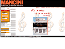 Tablet Screenshot of mancinipianoforti.it